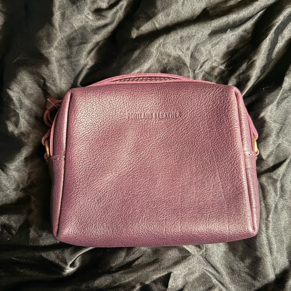Portland Leather Goods Plum Mesa Mini Crossbody Bag